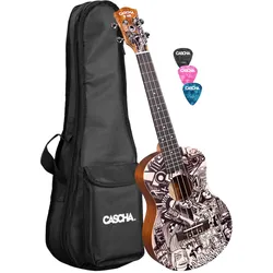 Cascha Art Series Tenor Ukulele Sketch