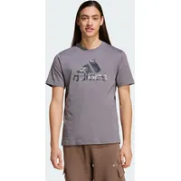 Adidas Camo Badge of Sport Graphic T-Shirt Grey Four L