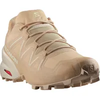 Salomon Sneaker SALOMON "CROSS EVR W", Gr. 39, hazelnut, shortbread, canary grün, Synthetik, Textil, sportlich, Schuhe, vom Speedcross inspiriert