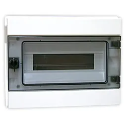Feuchtraumvert​eiler Verteilerkasten Unterverteilung RHp12 1000V 12 Module UP 1000V IP65 VDE 36.120 E-P 5931