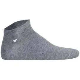 Tom Tailor Unisex Socken, 4er Pack - Basic, Sneakersocken, einfarbig Grau 39-42