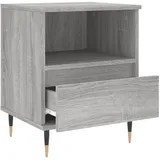 vidaXL Nachtschrank Grau Sonoma 40 x 35 x 50 cm Grau