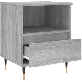 vidaXL Nachtschrank Grau Sonoma 40 x 35 x 50 cm Grau