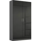 Rauch Drehtürenschrank CELLE 91 x 197 x 54 cm grau