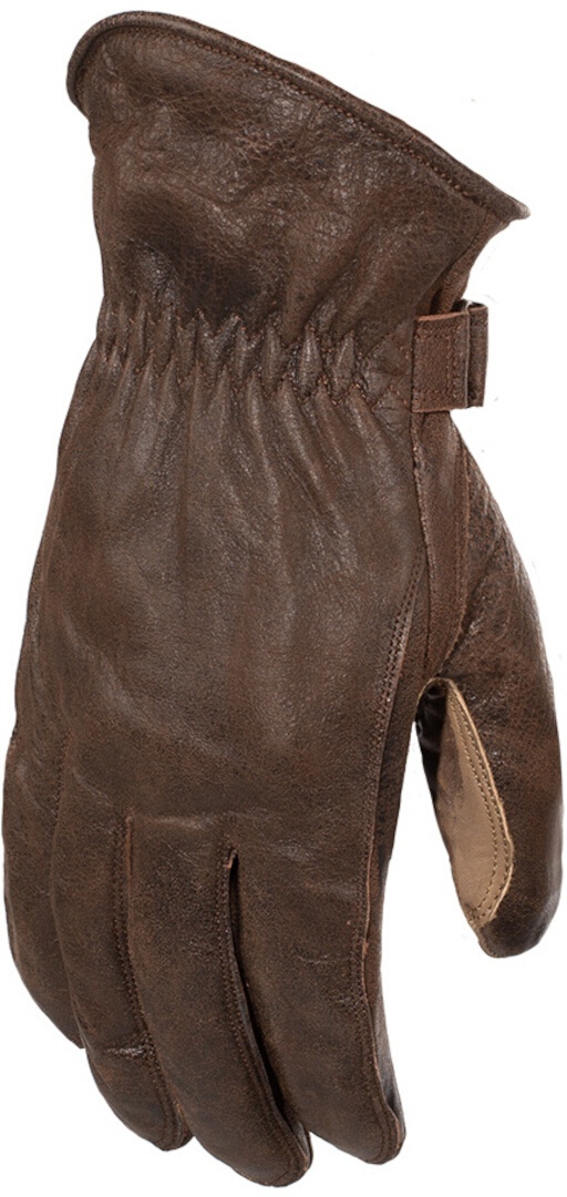 Rusty Stitches Johnny Motorfiets handschoenen, bruin, 4XL