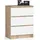 abamihome Akord 60 x 77 x 40 cm Sonoma Eiche / Weiß