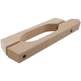 dorma glas Saunabeschlag-Holzgriffset für 8 - 10 mm Glas Abachi-Holz 13.005