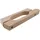 dorma glas Saunabeschlag-Holzgriffset für 8 - 10 mm Glas Abachi-Holz 13.005