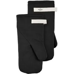 The Organic Company - Ofenhandschuhe, schwarz (2er-Set)
