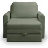 Selsey Schlafsessel, Hellgrün, Textil, 1-Sitzer, 103x90x115 cm, Wohnzimmer, Sessel, Schlafsessel
