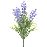 Decoris Kunstblumen 26cm Lavendelblütenzweig Kunstzweige künstliche Dekoblumen Dekozweig