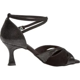 Diamant Damen Tanzschuhe 141-087-084 Standard & Latein, Schwarz (Schwarz), 38 EU (5 UK)