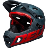 Bell Helme Bell Super DH Spherical Helme, Prime Matte Blue/Crimson, M