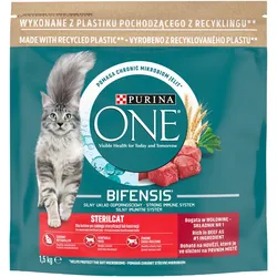Purina One Cat Sterilcat Futter mit Rindfleisch 1,5kg