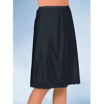 Sieh an! Unterrock, Damen, Gr. 46, schwarz, 100% Polyester, unifarben, Röcke Unterrock