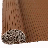 Estexo Sichtschutzmatte 1,0 x 400 cm Braun PVC