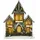 Noor Kirche aus Holz mit LED Beleuchtung mehrfarbig