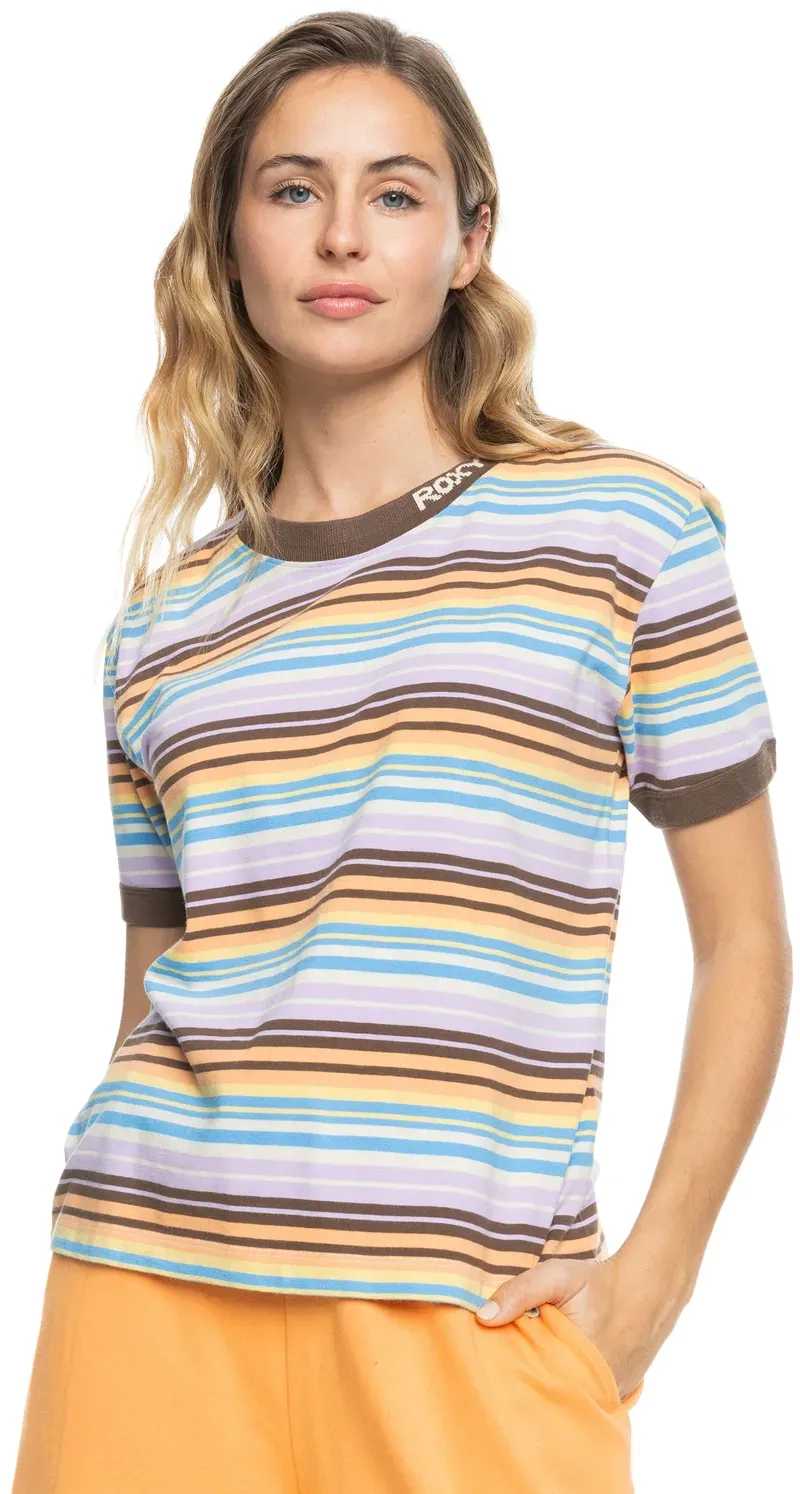 Roxy T-Shirt »Stripe Hype« Roxy Tapioca Verigated Stripe S