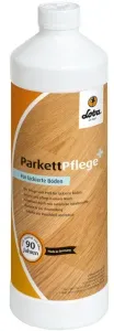 LOBA ParkettPflege+ für lackierte Holzböden, Universelles Pflegemittel für lackierte Holz- und Parkettfußböden, 1000 ml - Flasche