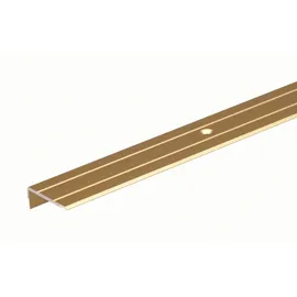 GAH Alberts Treppenkantenprofil Aluminium 5 mm x 23 mm x 1.000 mm Gold
