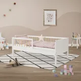 ML-Design Jugendbett ML-DESIGN 70 x 140 cm Kiefer weiß