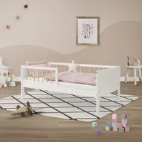 ML-Design Jugendbett ML-DESIGN 70 x 140 cm Kiefer weiß