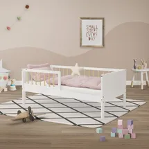 ML-Design Jugendbett ML-DESIGN 70 x 140 cm Kiefer weiß