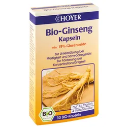 HOYER Ginseng Kapseln Bio
