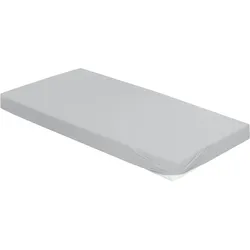Spannbettlaken JUPITER Jersey - silber - BL 100x200 cm