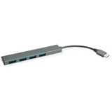 Roline USB 3.2 Gen 1 Hub, 4fach, Typ C Anschlusskabel