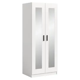 xonox.home Wäscheschrank Visby 80 x 195 x 56 cm Weiß