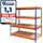Mammut Weitspannregal Stahl 200 x 150 x 60 cm Blau/Orange