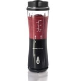 Hamilton Beach Personal Mixer, Kleiner Standmixer & Smoothie Maker, Blender elektrisch mit Reisedeckel, 0,4l, 175 Watt, BPA-freier Smoothie Becher, Schwarz (51101B-CE)