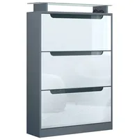 Vladon Schuhschrank Space (Schuhkipper, für 24 Paar Schuhe mit