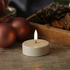 uYuni LED Maxi Teelicht Thea 6,1 cm weiß