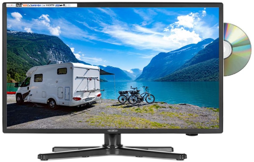 Reflexion LDDW240 / 24” LED-TV - 5 in 1 - Gerät mit integriertem DVD-PLAYER, DVB-S2, DVB-C, DVB-T2 HD & CI+ Slot