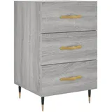 vidaXL Nachtschrank Grau Sonoma 40 x 40 x 66 cm Grau