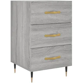 vidaXL Nachtschrank Grau Sonoma 40 x 40 x 66 cm Grau
