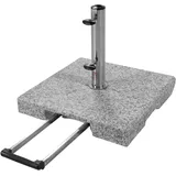 Doppler Schirmständer Granit 50 kg Hellgrau
