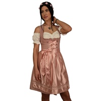 Entari Dirndl Trachtenkleid 517gt Rose Weiß gepunktet Golden Trachten (3tlg) gepunktet 38