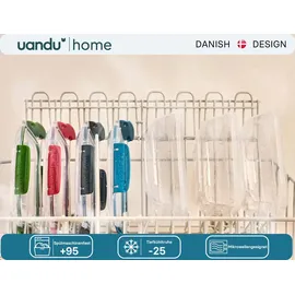 uandu Frischhaltedose grau 1,675 l 5-teiliges Set