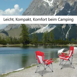 MCW Campingstuhl Rot