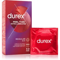 Durex Feel Thin Extra Lubricated Kondome 12 St.