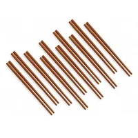 WESTCRAFT 10 Paar Essstäbchen aus Holz – 25 cm