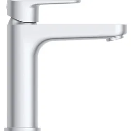 Ideal Standard Waschtischarmatur Push-Open Ausladung 125 mm Silver