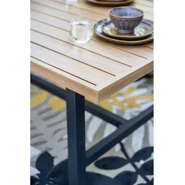 Garden Impressions Elati Loungeset carbon black/valley sand/light teaklook