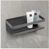 Schöner Wohnen SCHÖNER WOHNEN-Kollektion Wandablage Meleto Edelstahl Grau