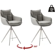 MCA Furniture Bistrostuhl Parker 60 x 98 x 62 cm Schwarz