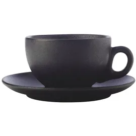 Maxwell & Williams Caviar Black Tasse mit Untertasse,