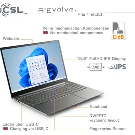 CSL R'Evolve C15 v3 15,6'' Intel N200 8 GB RAM 500 GB SSD Win11 Home